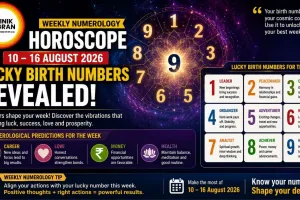 Weekly Numerology Horoscope 10-16 August 2026: Lucky Birth Numbers Revealed