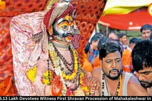 Over 6.13 Lakh Devotees Attend First Shravan Sawari of Mahakaleshwar in Ujjain