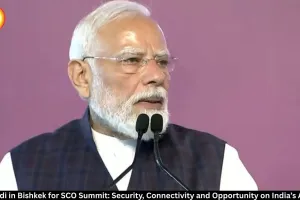 PM Modi in Bishkek for 26th SCO Summit 2026