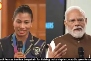 PM Modi Praises Lovlina Borgohain Over India Map Issue in Glasgow Restaurant