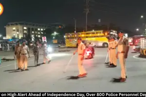 Raipur on High Alert Ahead of August 15, Over 800 Police Personnel Deployed