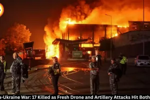Russia-Ukraine War: 17 Killed in Fresh Drone and Artillery Attacks