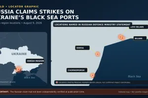 Russia Says It Struck Fuel Facilities at Ukrainian Black Sea Ports