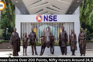 Sensex Gains 200 Points, Nifty Around 24,300 Today