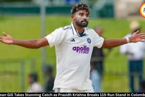 India vs Sri Lanka 2nd Test: Prasidh Krishna Dismisses Mendis