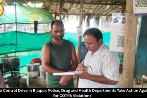 Bijapur Tobacco Control Drive: Action Against 12 for COTPA Violations