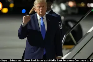 Trump Says US-Iran War Must End Soon as Middle East Tensions Continue