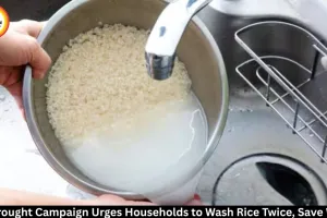 UK Drought Campaign Urges Rice Washing Twice to Save Water
