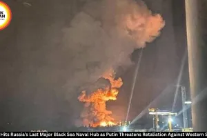 Ukraine Hits Russia’s Last Major Black Sea Naval Hub as Putin Threatens Retaliation Against Western Shipping