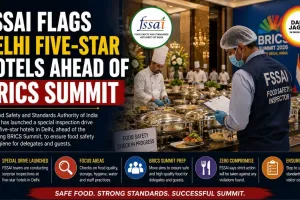 FSSAI Flags Delhi Five-Star Hotels Ahead of BRICS Summit