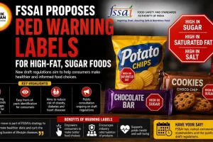 FSSAI Proposes Red Warning Labels for High-Fat, Sugar Foods