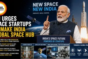 PM Urges Space Startups to Make India Global Space Hub