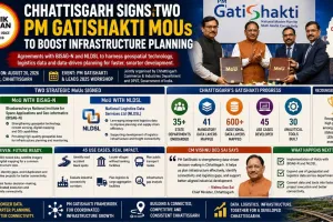 Chhattisgarh Signs Two PM GatiShakti MoUs to Boost Infrastructure Planning