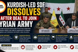 Kurdish-Led SDF Dissolves After Deal to Join Syrian Army