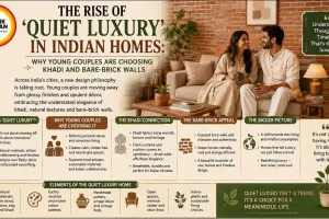 The Rise of ‘Quiet Luxury’ in Indian Homes: Why Young Couples Are Choosing Khadi and Bare-Brick Walls