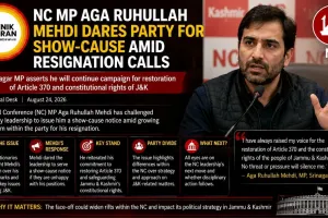NC MP Aga Ruhullah Mehdi Dares Party for Show-Cause Amid Resignation Calls