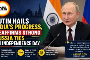 Putin Hails India’s Progress, Reaffirms Strong Russia Ties on Independence Day
