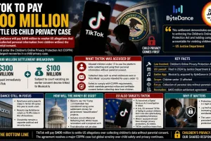 TikTok to Pay $400 Million to Settle US Child Privacy Case