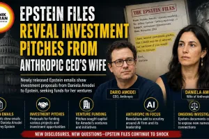 Epstein Files Reveal Investment Pitches From Anthropic CEO’s Wife