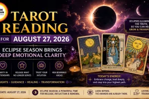 Tarot Reading for August 27, 2026 – Eclipse Season Brings Deep Emotional Clarity