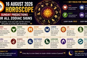 16 August 2026 Horoscope: Sunday Predictions for All Zodiac Signs