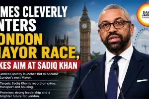 James Cleverly Enters London Mayor Race, Takes Aim at Sadiq Khan