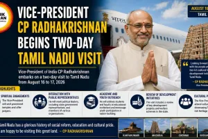 Vice-President CP Radhakrishnan Begins Two-Day Tamil Nadu Visit
