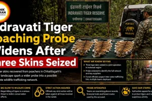 Indravati Tiger Poaching Probe Widens After Three Skins Seized