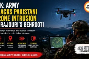 J&K: Army Tracks Pakistani Drone Intrusion in Rajouri’s Behrooti