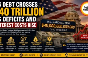 US Debt Crosses $40 Trillion as Deficits and Interest Costs Rise