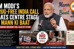 PM Modi’s Drug-Free India Call Takes Centre Stage in Mann Ki Baat