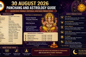 30 August 2026 Panchang and Astrology Guide – Auspicious Timings, Festivals, and Daily Predictions