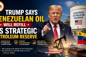 Trump Says Venezuelan Oil Will Refill US Strategic Petroleum Reserve