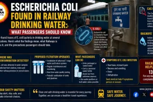 Escherichia coli Found in Railway Drinking Water: What Passengers Should Know