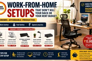 Work-From-Home Setups That Don’t Kill Your Back or Your Rent Budget
