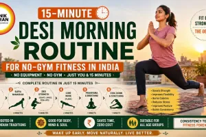 15-Minute Desi Morning Routine for No-Gym Fitness in India