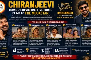 Chiranjeevi Turns 71: Revisiting Five Iconic Films of the Megastar