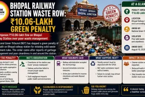 Bhopal Railway Station Waste Row: ₹10.06-Lakh Green Penalty