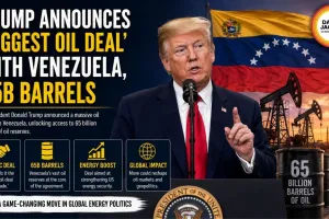 Trump Announces ‘Biggest Oil Deal’ With Venezuela, 65B Barrels