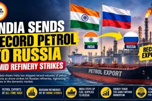 India Sends Record Petrol to Russia Amid Refinery Strikes