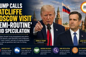 Trump Calls Ratcliffe Moscow Visit 'Semi-Routine' Amid Speculation