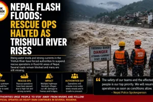 Nepal Flash Floods: Rescue Ops Halted as Trishuli River Rises