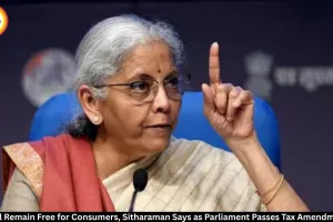 UPI Will Remain Free, Sitharaman Says as Parliament Passes Tax Amendment Bill