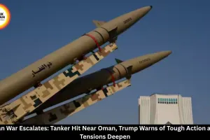 US-Iran War Escalates: Tanker Hit Near Oman as Trump Warns of Tough Military Response