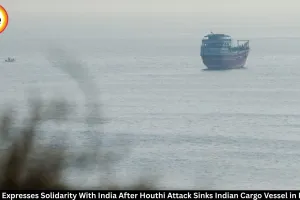 Yemen Backs India After Houthi Attack Sinks Indian Cargo Vessel in Red Sea