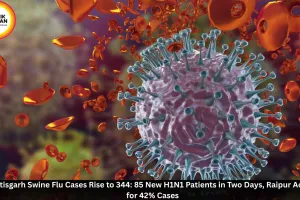Chhattisgarh Swine Flu Cases Rise to 344: 85 New H1N1 Patients in Two Days, Raipur Accounts for 42% Cases
