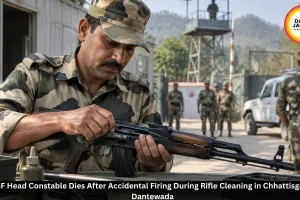 CISF Head Constable Dies After Accidental Firing During Rifle Cleaning in Chhattisgarh’s Dantewada
