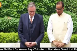  Belgian PM Bart De Wever Pays Tribute to Gandhi at Rajghat