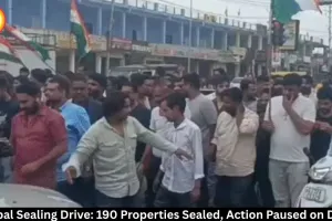 Bhopal Sealing Drive: 190 Properties Sealed, Action Paused