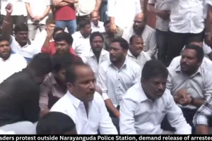 BRS Protest in Hyderabad, Demands MLCs’ Release